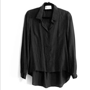 Marrakech silk button down shirt